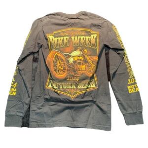 2024 Daytona Beach Bike Week Long Sleeve T-Shirt - Size Small